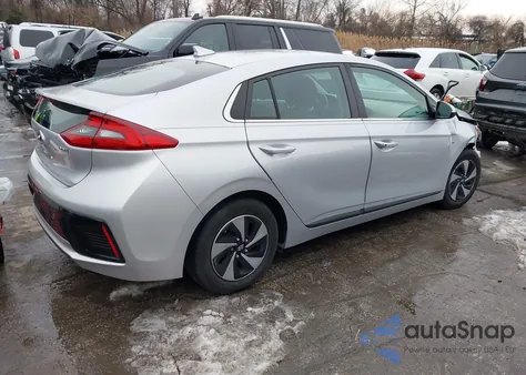 2017 Hyundai Ioniq Hybrid Sel from USA, damaged, VIN KMHC75LC4HU047902